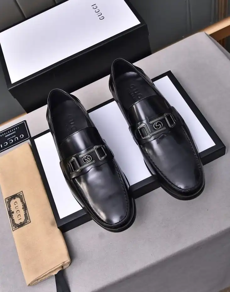 hype Gucci Leather Shoes