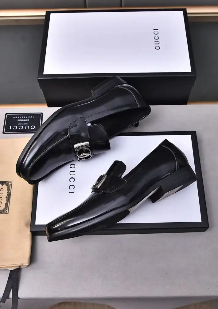 hype Gucci Leather Shoes