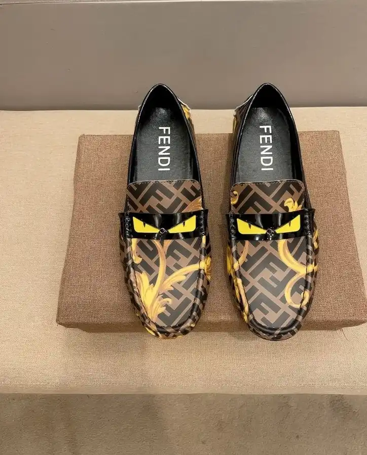 hype Fendi Leather Shoes