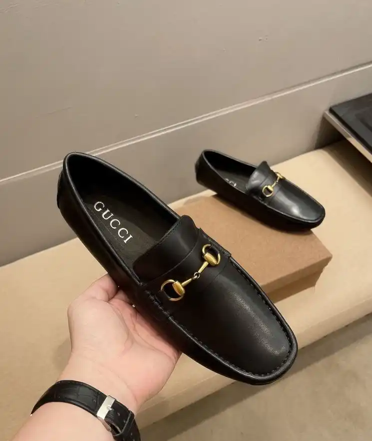 hype Gucci Leather Shoes