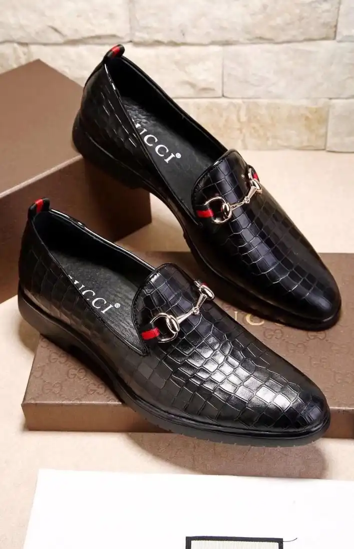 hype Gucci Leather Shoes