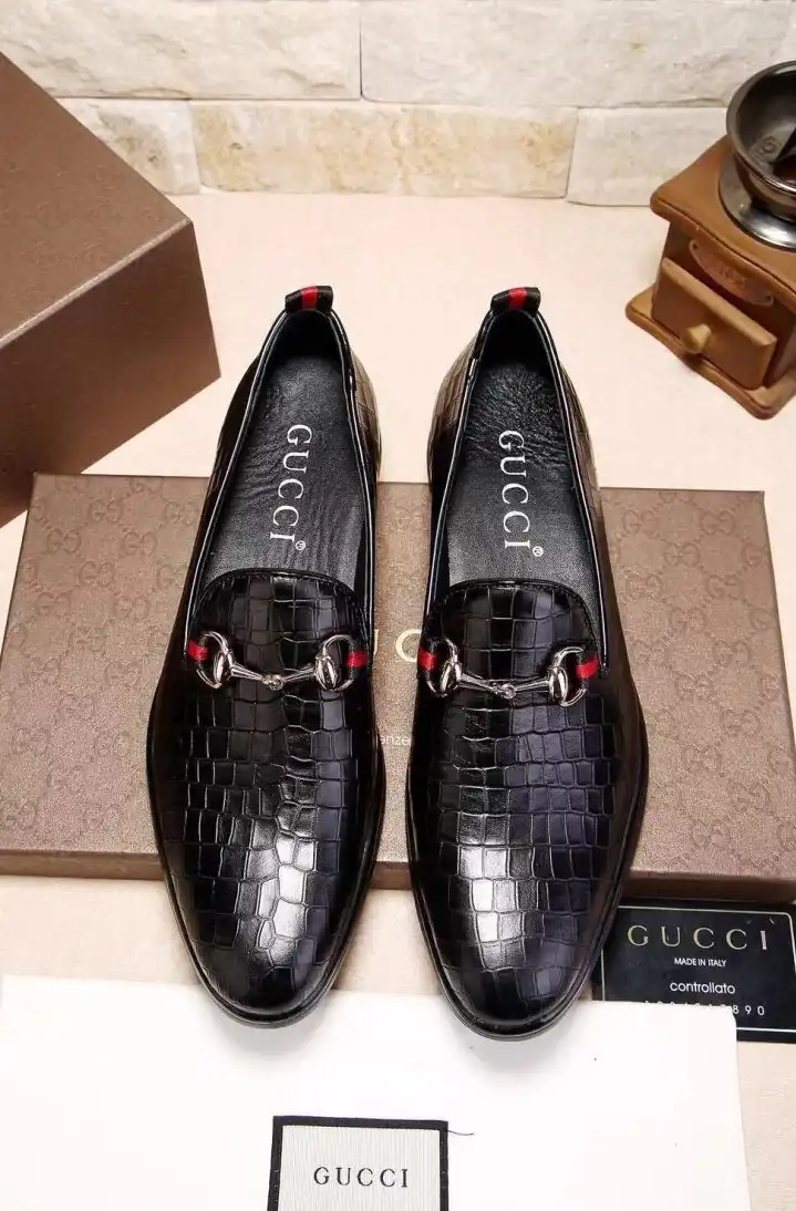 hype Gucci Leather Shoes