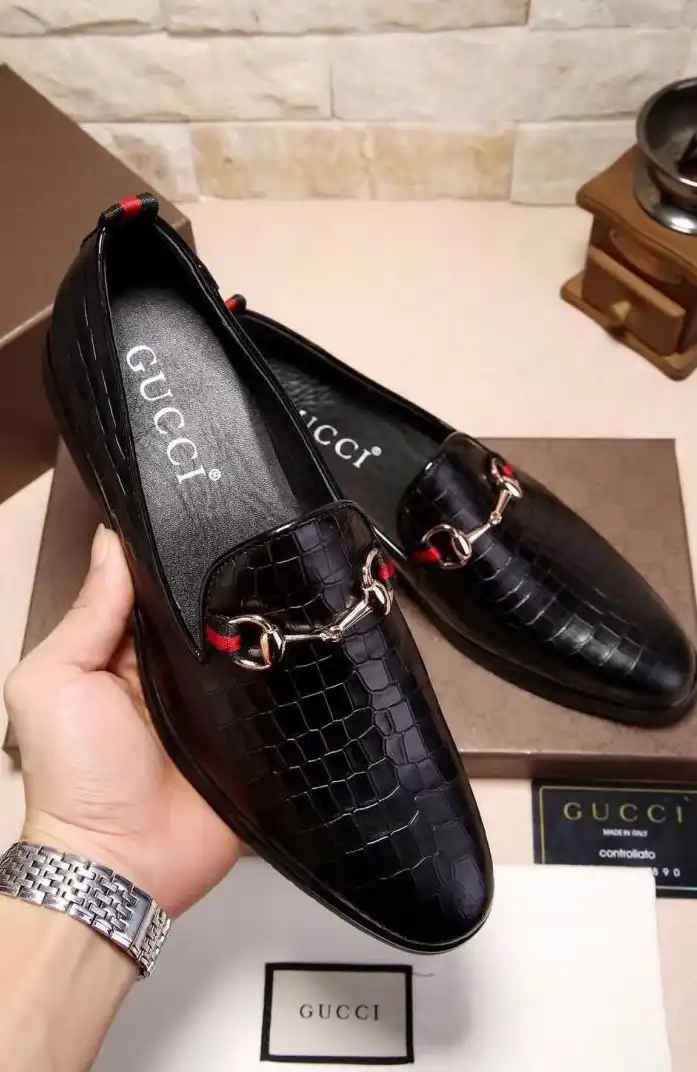 hype Gucci Leather Shoes