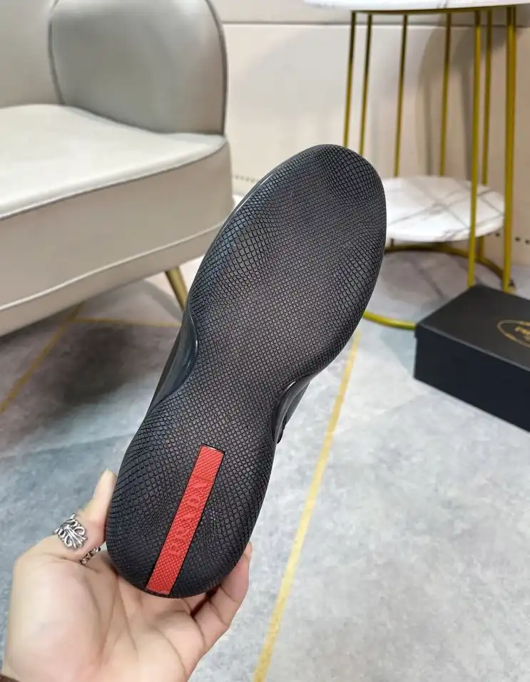 hype Prada Leather Shoes