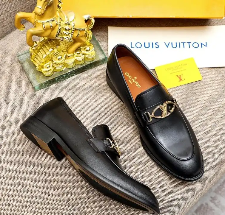 hype LV Leather Shoes