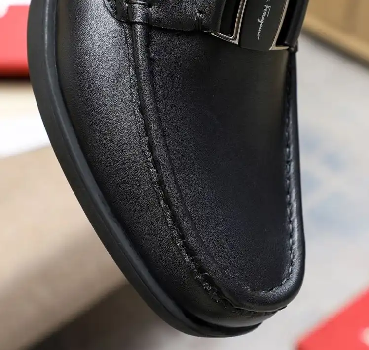 hype Ferragamo Leather Shoes