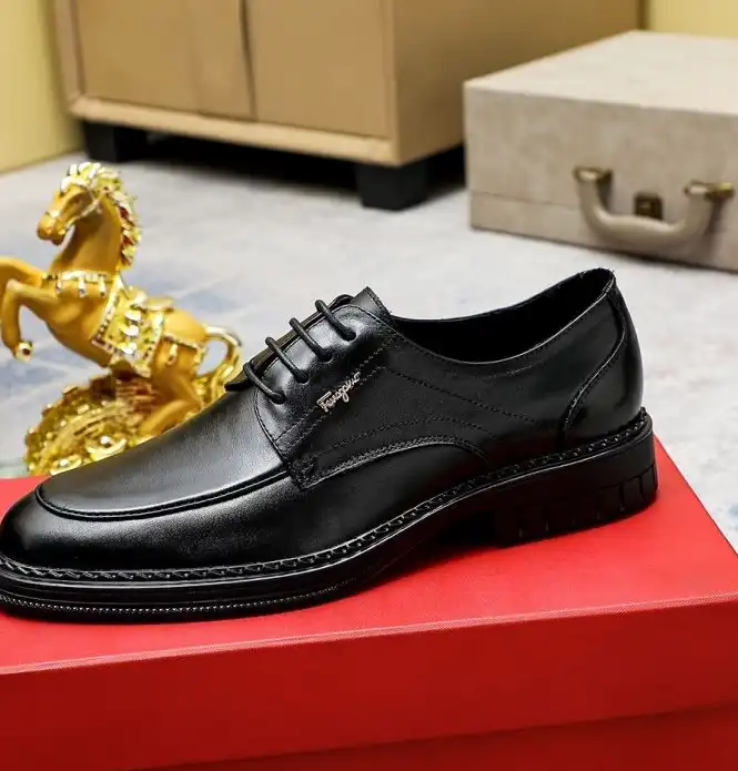 hype Ferragamo Leather Shoes