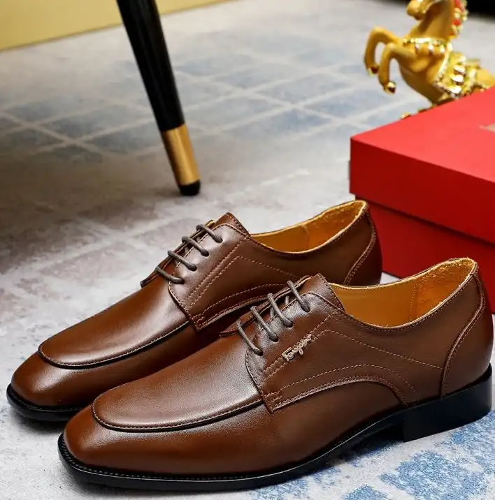 hype Ferragamo Leather Shoes