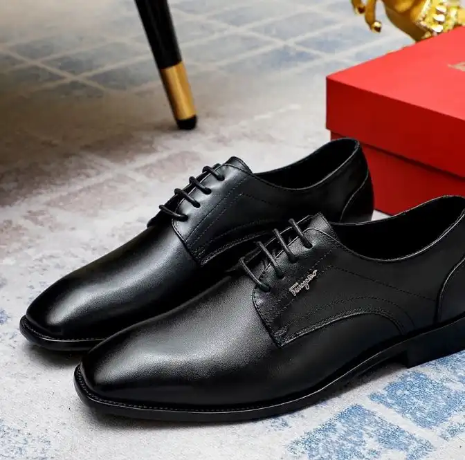 hype Ferragamo Leather Shoes