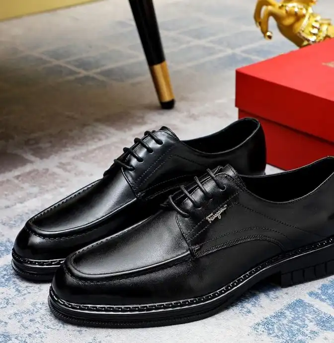 hype Ferragamo Leather Shoes