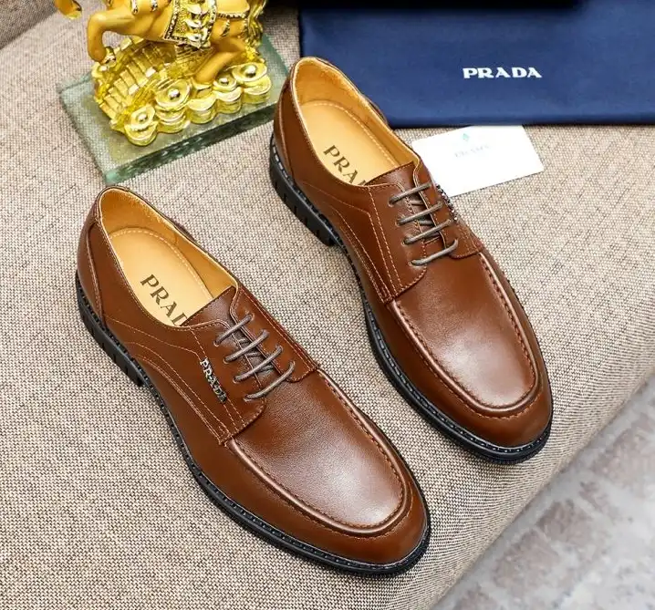 hype Prada Leather Shoes