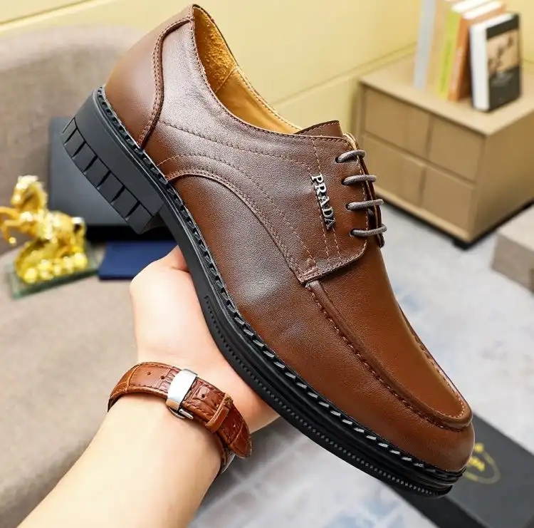 hype Prada Leather Shoes