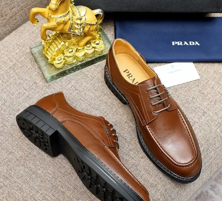 hype Prada Leather Shoes