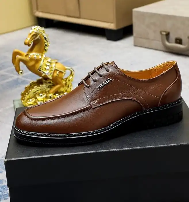 hype Prada Leather Shoes