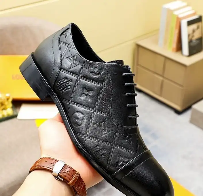 hype LV Leather Shoes