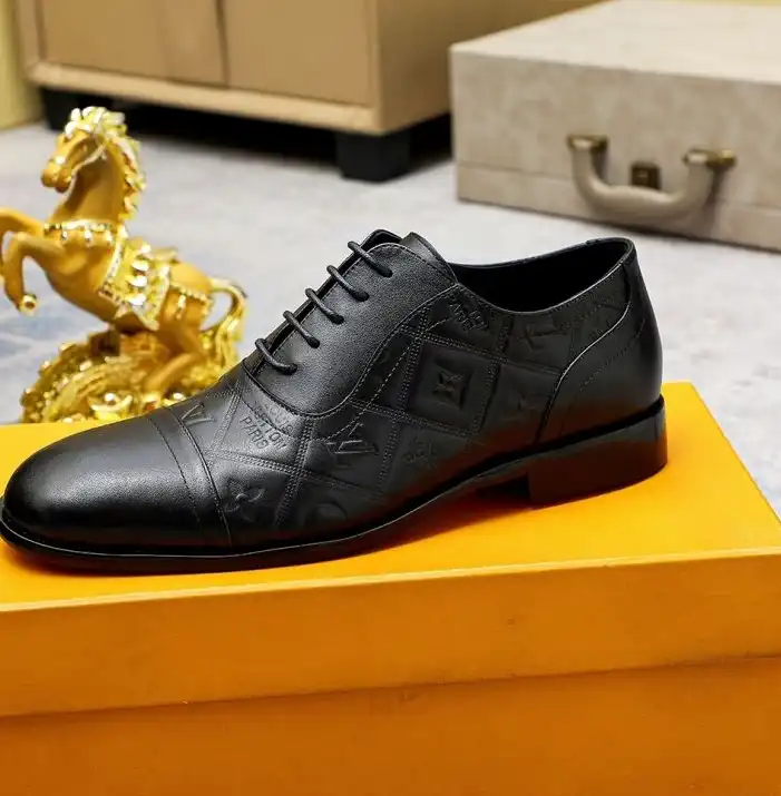 hype LV Leather Shoes