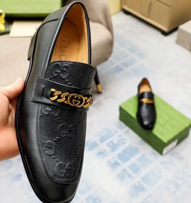 hype Gucci Leather Shoes