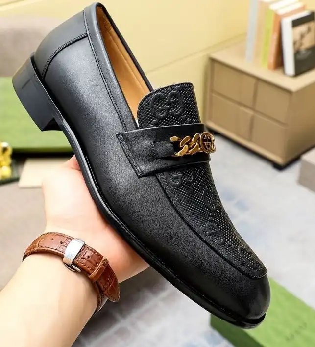 hype Gucci Leather Shoes