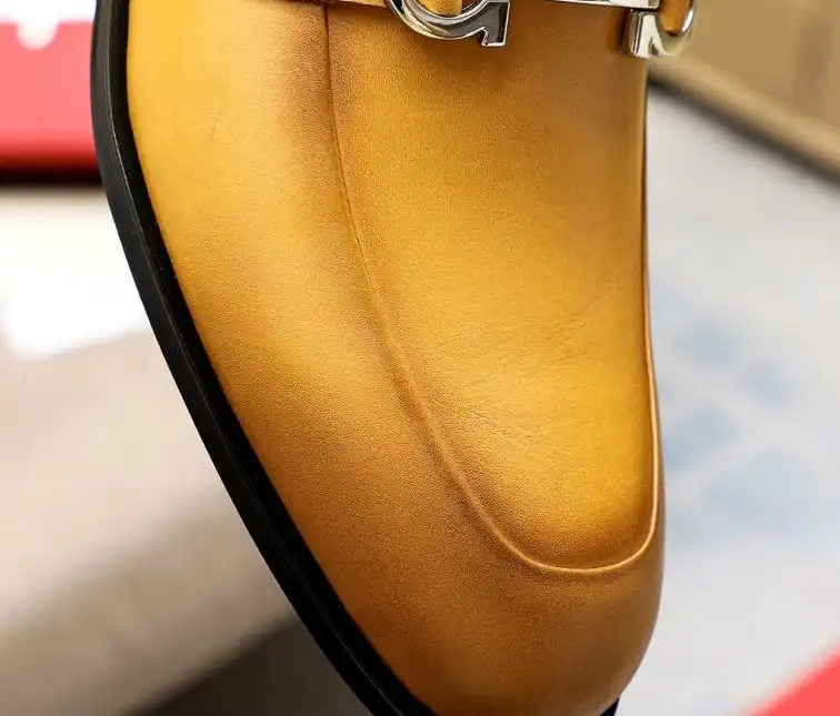 hype Ferragamo Leather Shoes