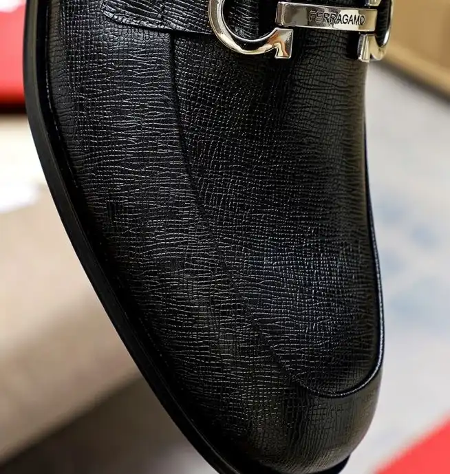 hype Ferragamo Leather Shoes