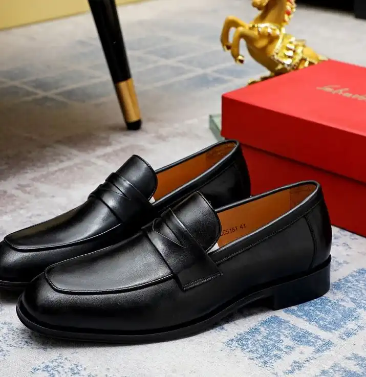 hype Ferragamo Leather Shoes