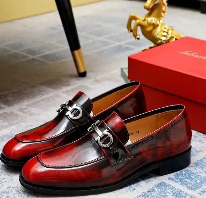 hype Ferragamo Leather Shoes