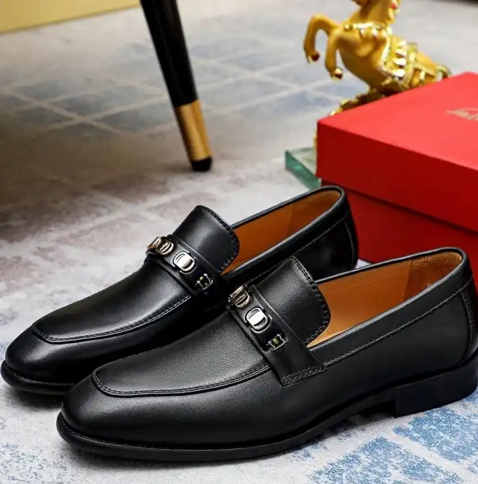 hype Ferragamo Leather Shoes