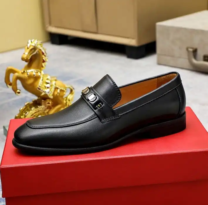 hype Ferragamo Leather Shoes