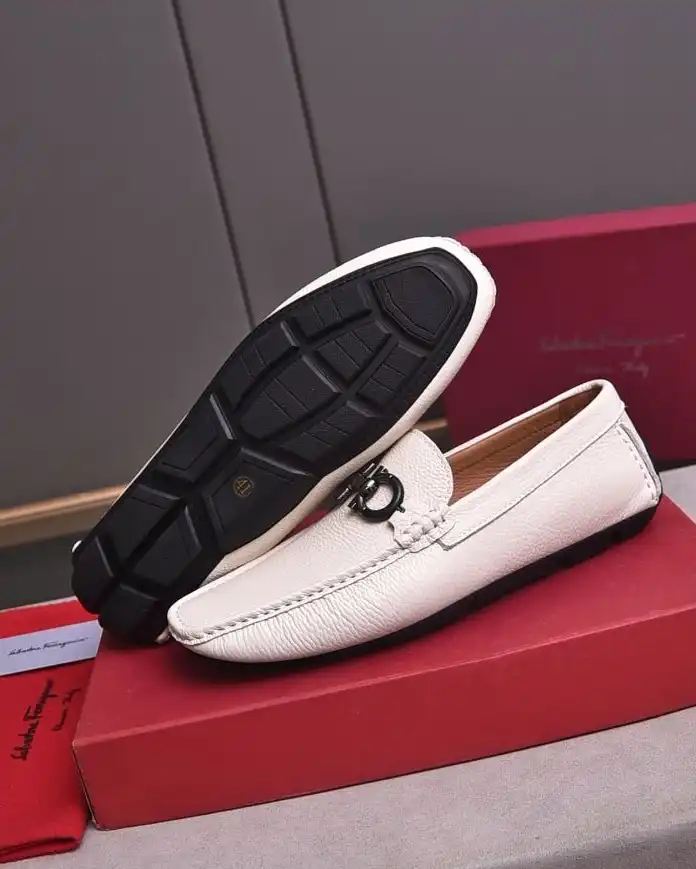 hype Ferragamo Leather Shoes