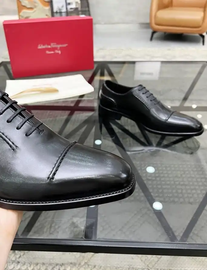 hype Ferragamo Leather Shoes