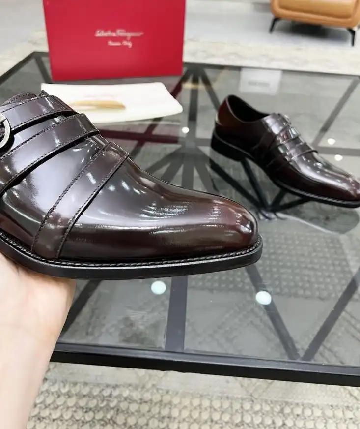 hype Ferragamo Leather Shoes