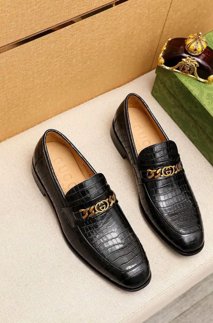 hype Gucci Leather Shoes