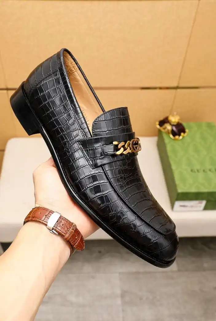 hype Gucci Leather Shoes