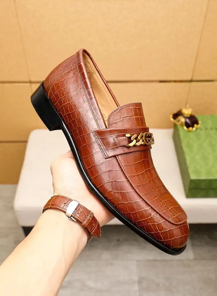 hype Gucci Leather Shoes