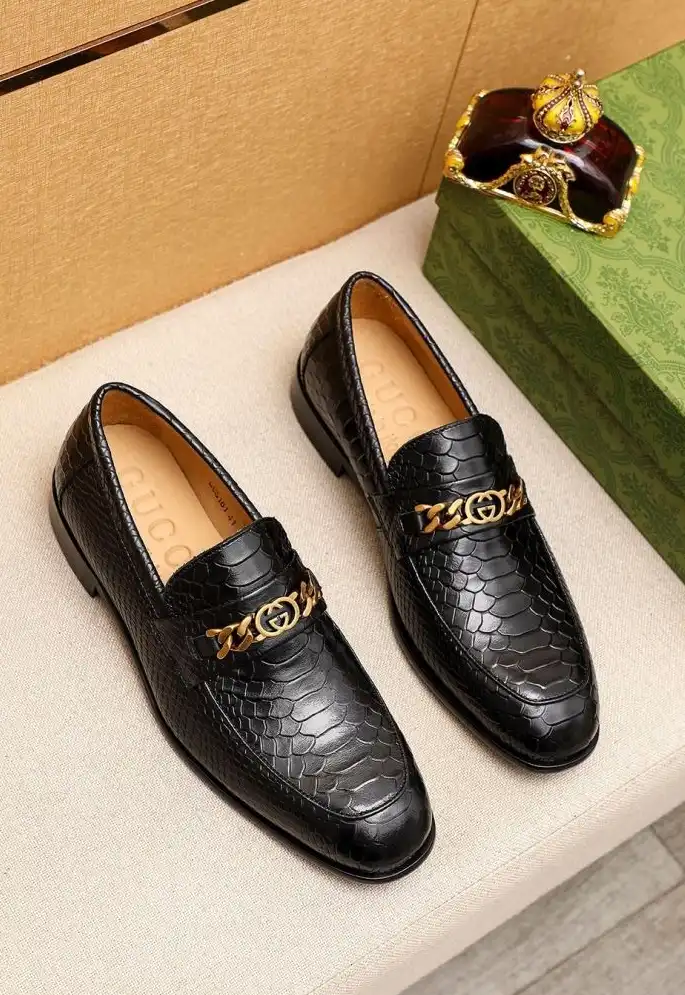 hype Gucci Leather Shoes