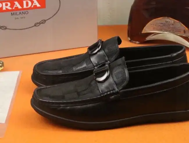 hype Prada Leather Shoes