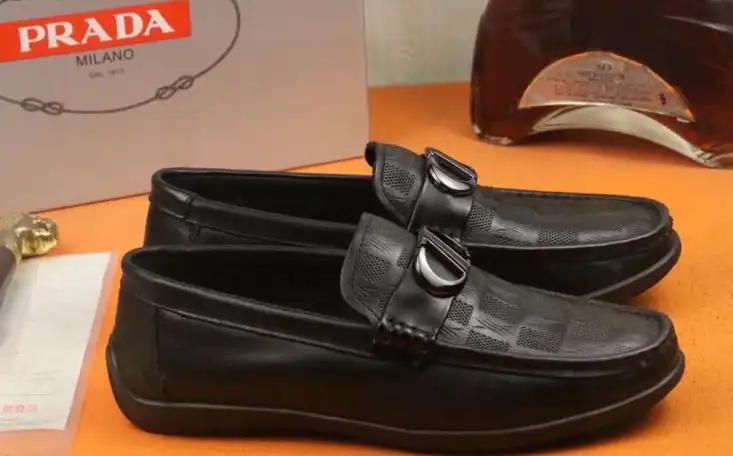 hype Prada Leather Shoes