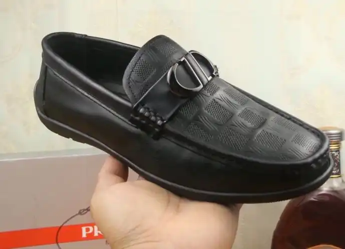 hype Prada Leather Shoes