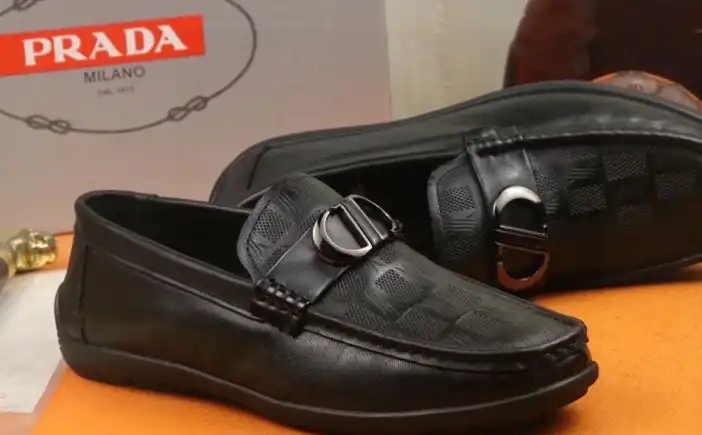 hype Prada Leather Shoes