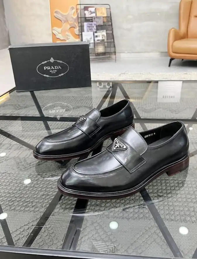 hype Prada Leather Shoes