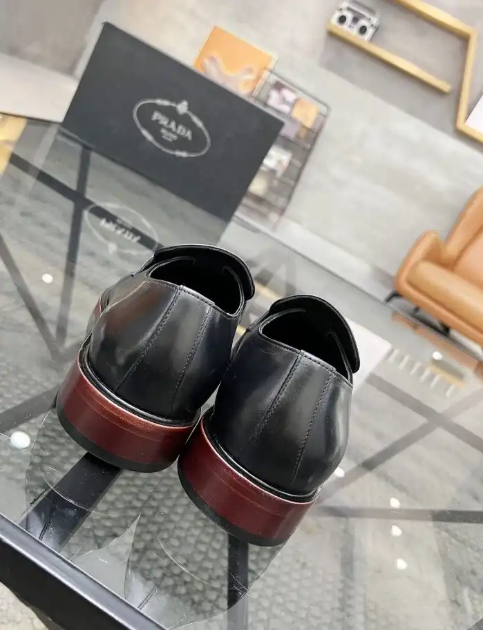 hype Prada Leather Shoes