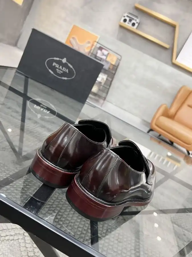 hype Prada Leather Shoes