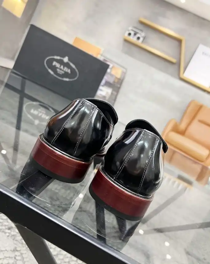 hype Prada Leather Shoes