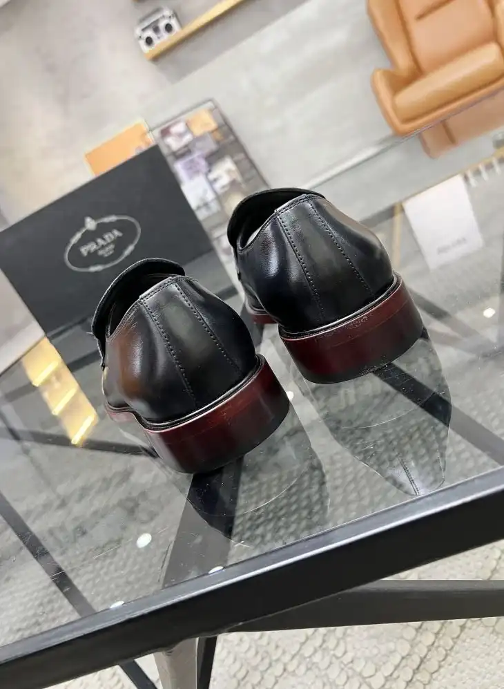 hype Prada Leather Shoes