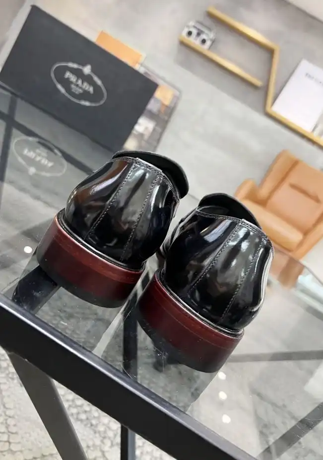 hype Prada Leather Shoes