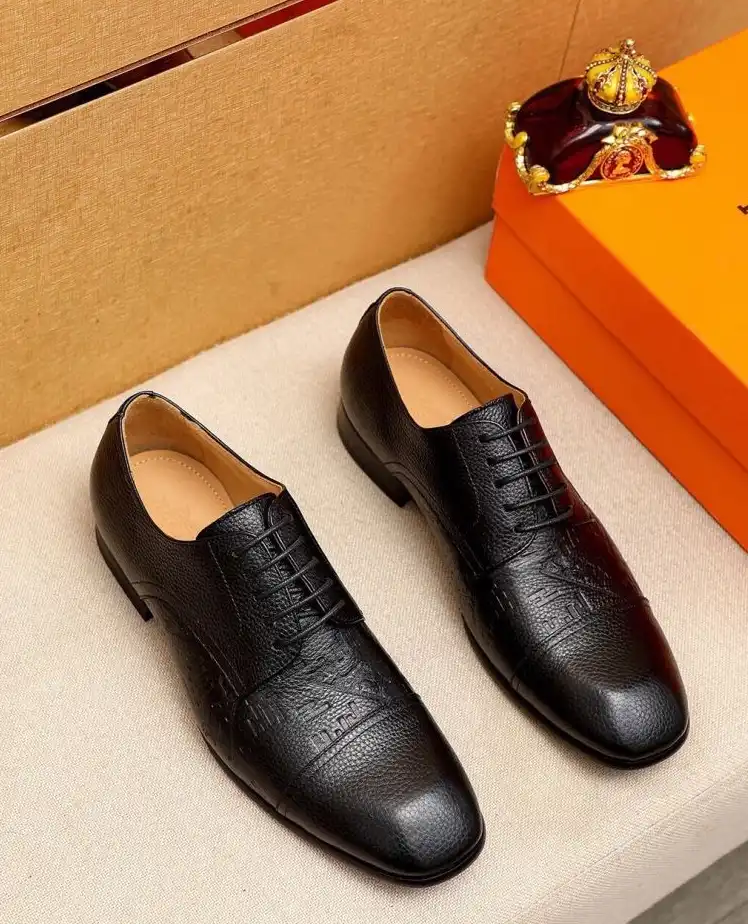 hype Hermes Leather Shoes