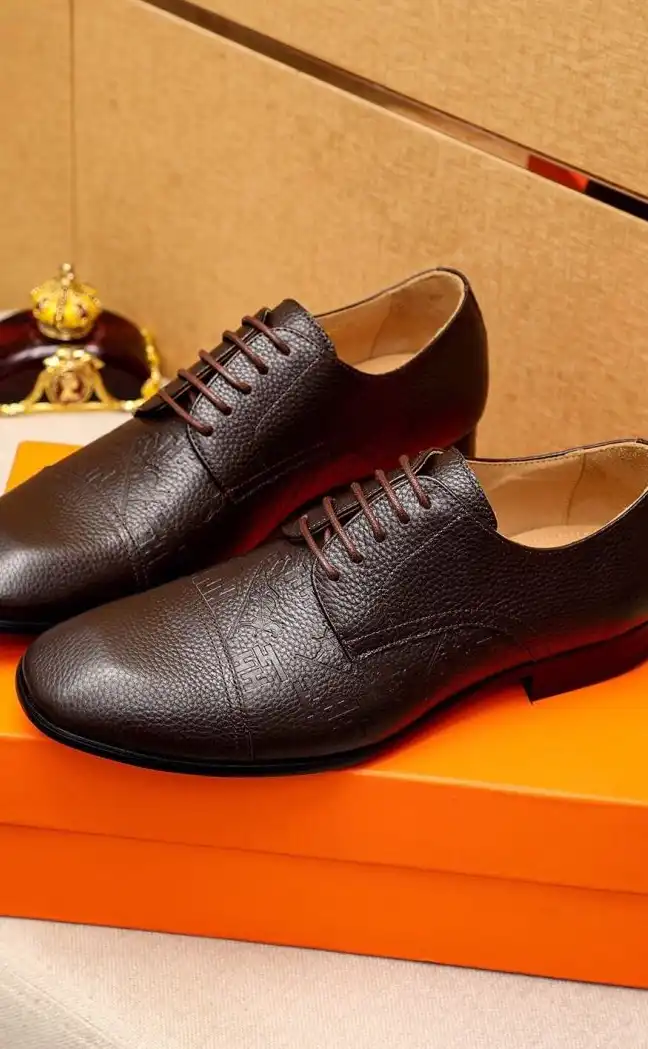 hype Hermes Leather Shoes