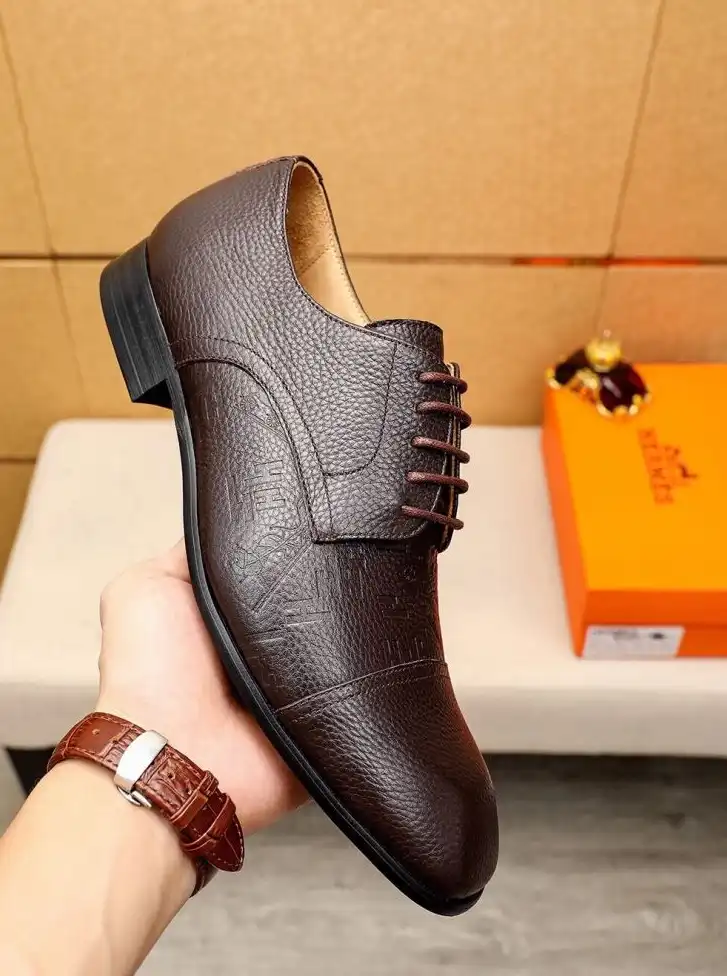 hype Hermes Leather Shoes