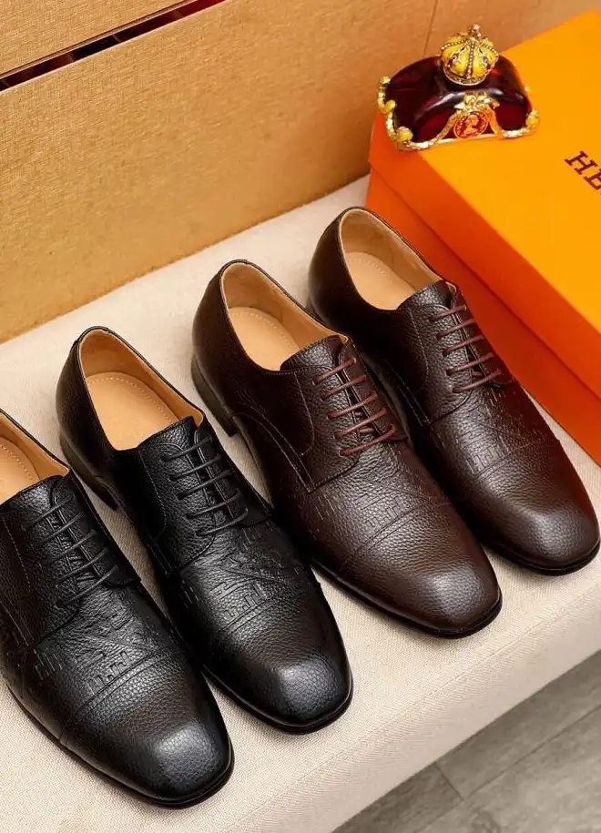 hype Hermes Leather Shoes