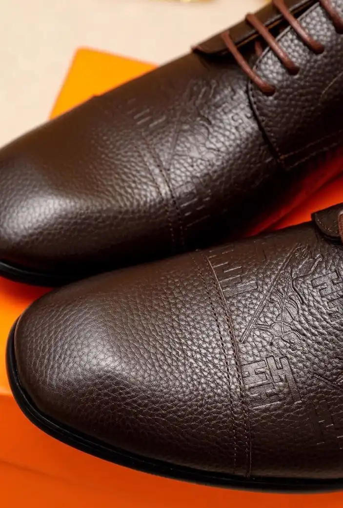 hype Hermes Leather Shoes